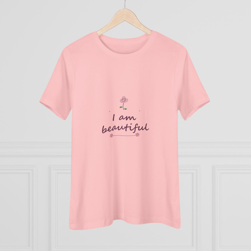 I am beautiful | Women’s floral tee