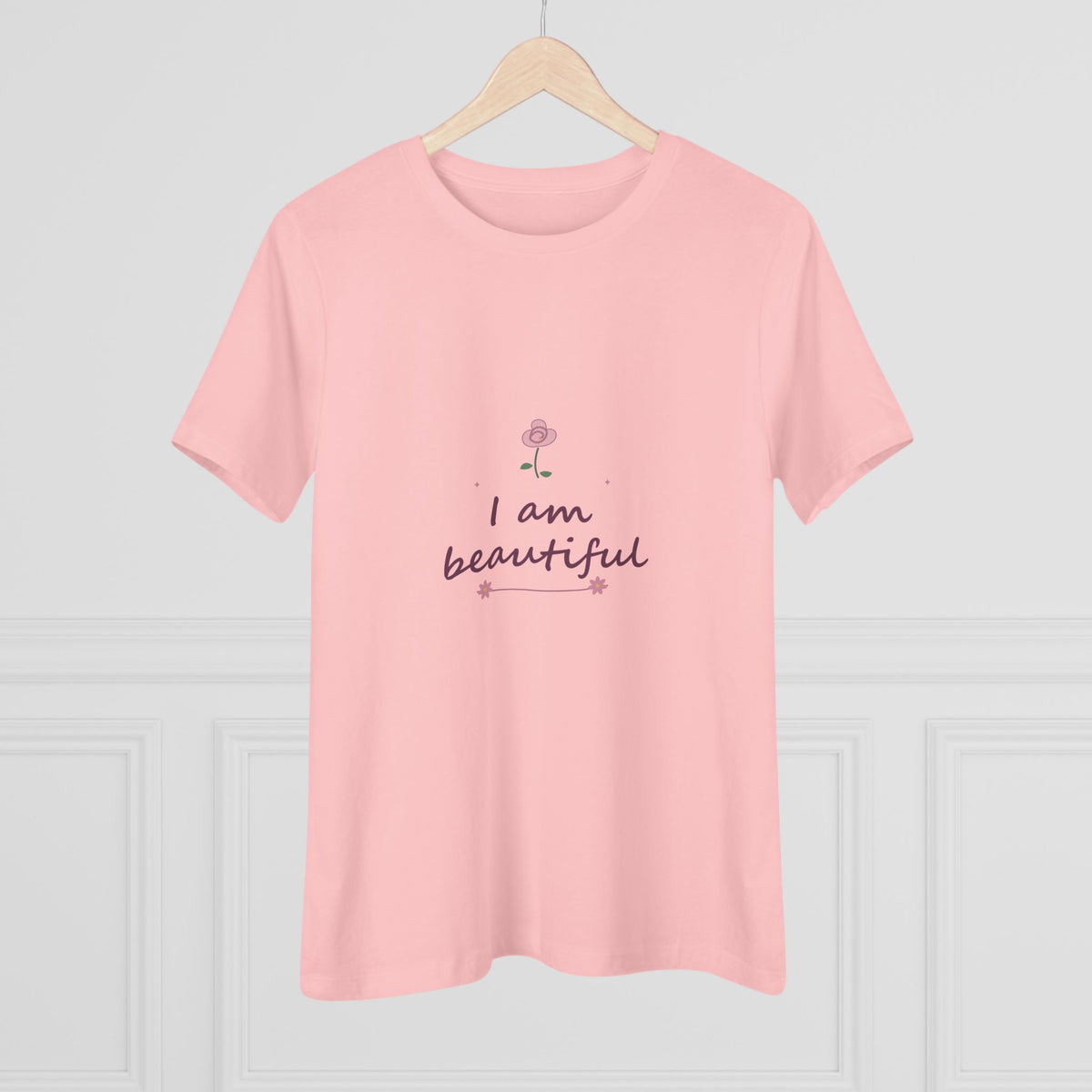 I am beautiful | Women’s floral tee