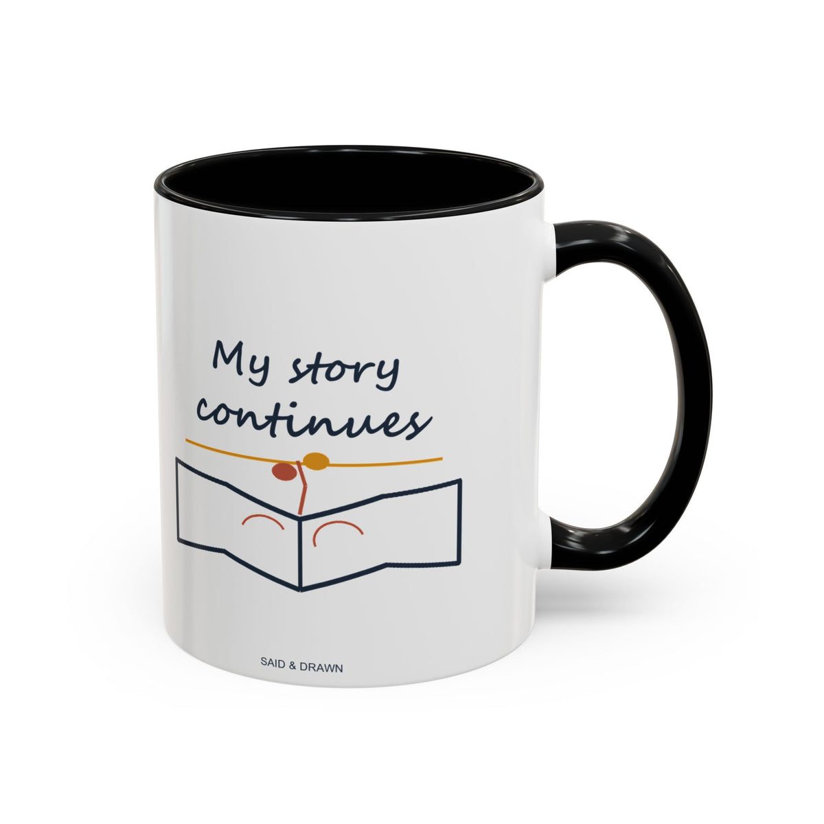 My Story Continues | Original Art Accent Mug