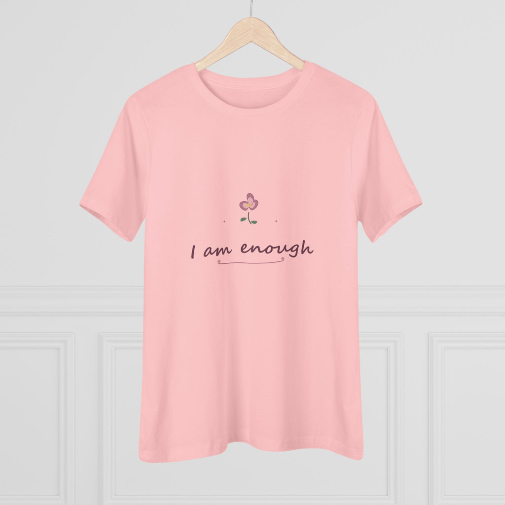 I am enough | Women’s floral tee