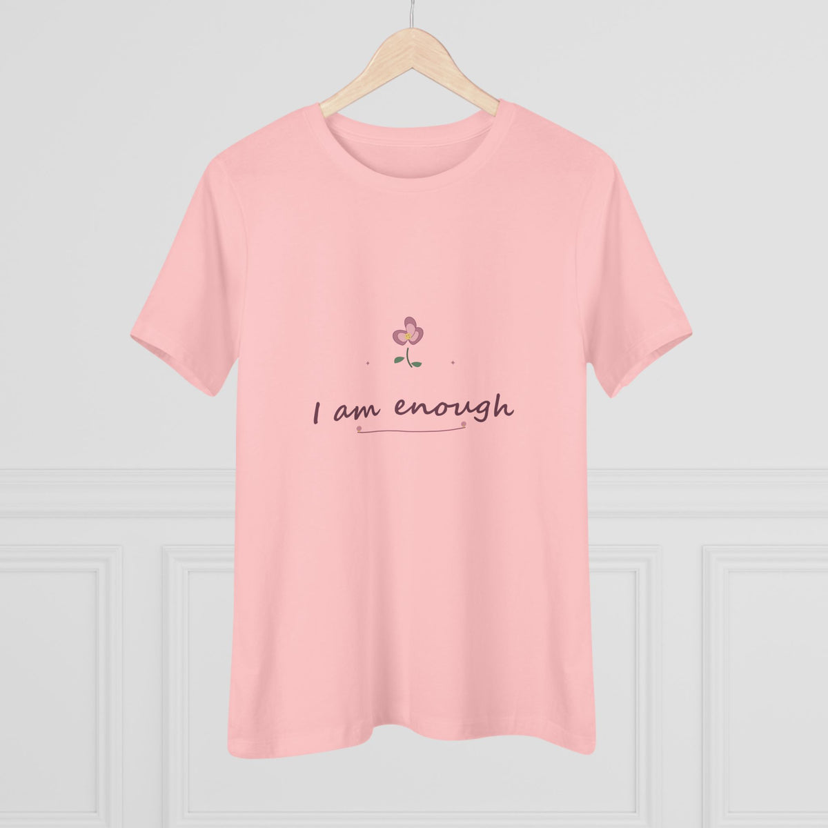 I am enough | Women’s floral tee