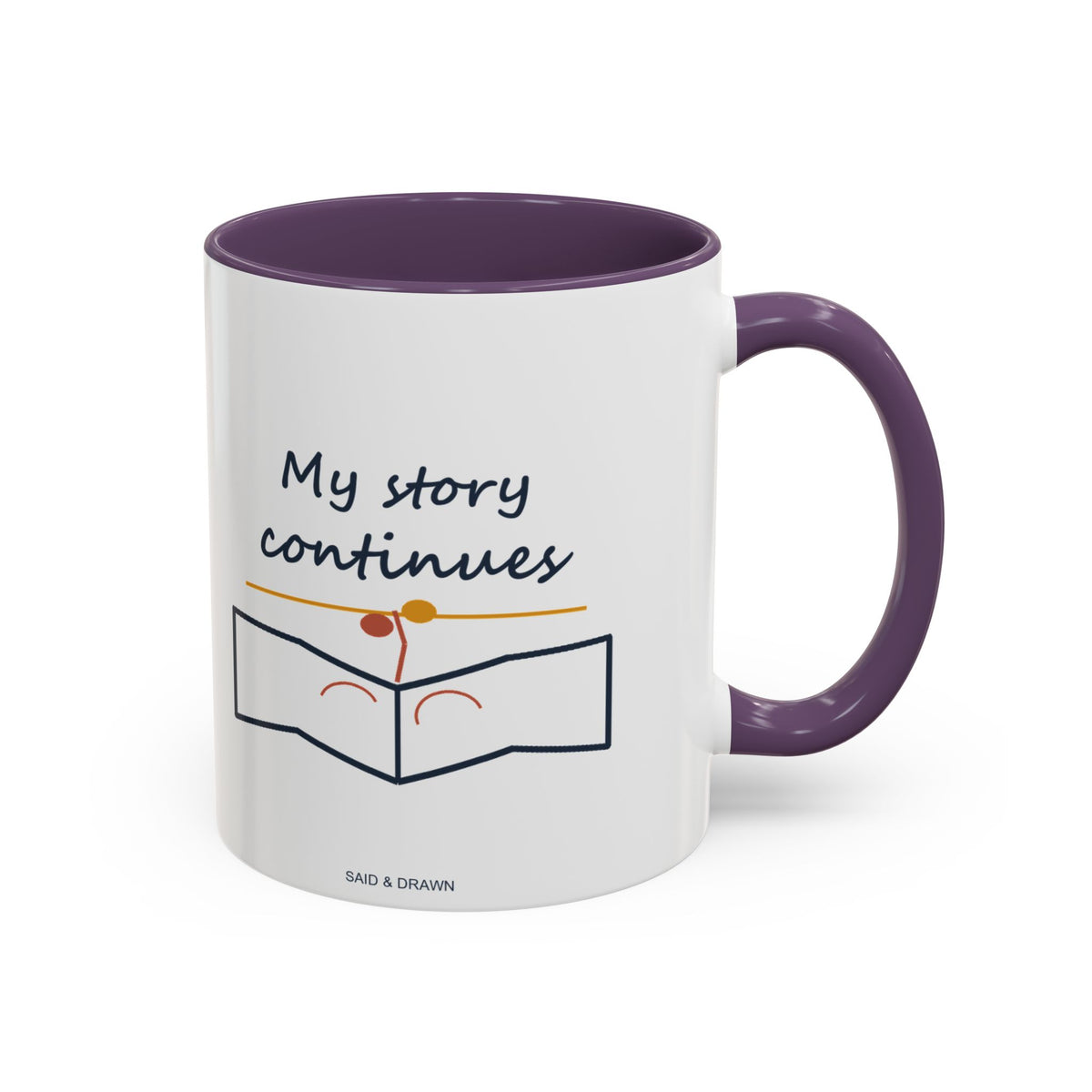 My Story Continues | Original Art Accent Mug