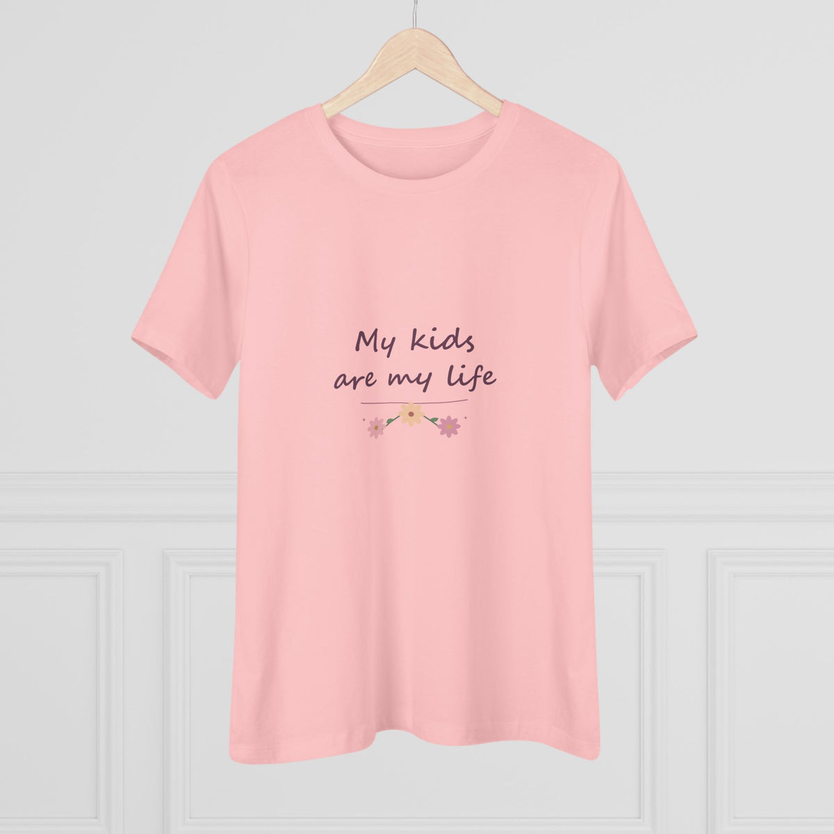 My kids are my life | Women’s floral tee