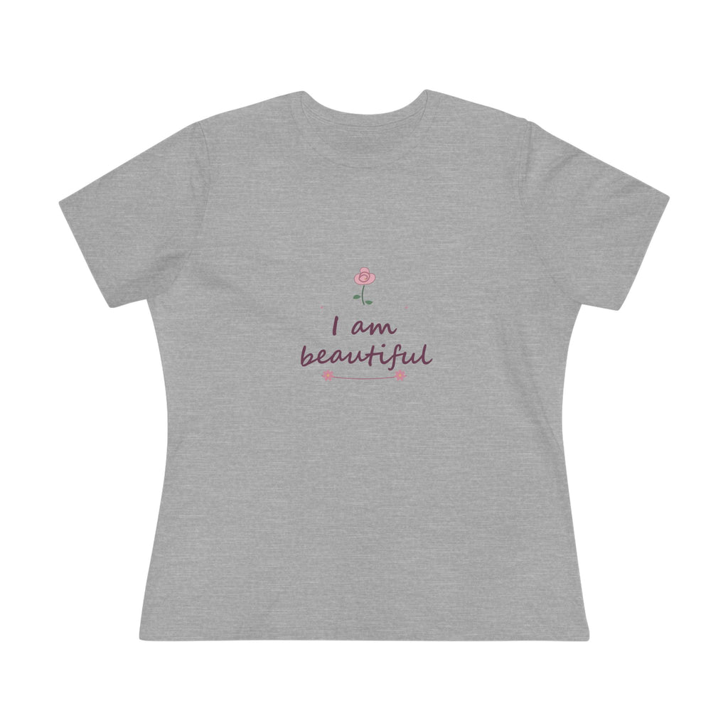 I am beautiful | Women’s floral tee