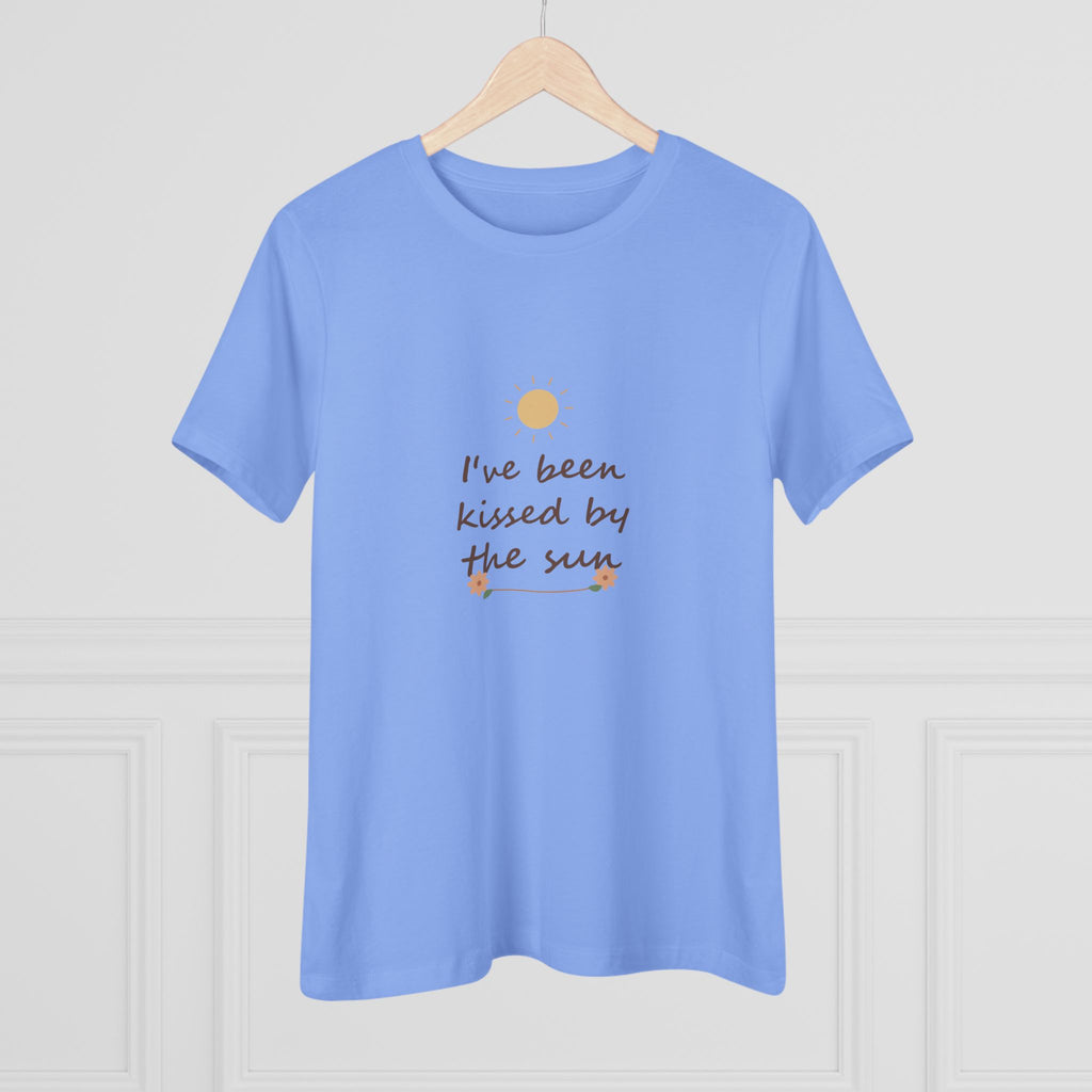 I’ve been kissed by the sun | Women’s floral tee