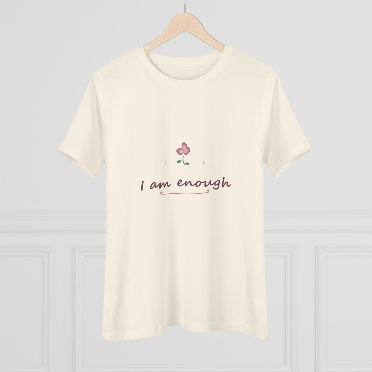 I am enough | Women’s floral tee
