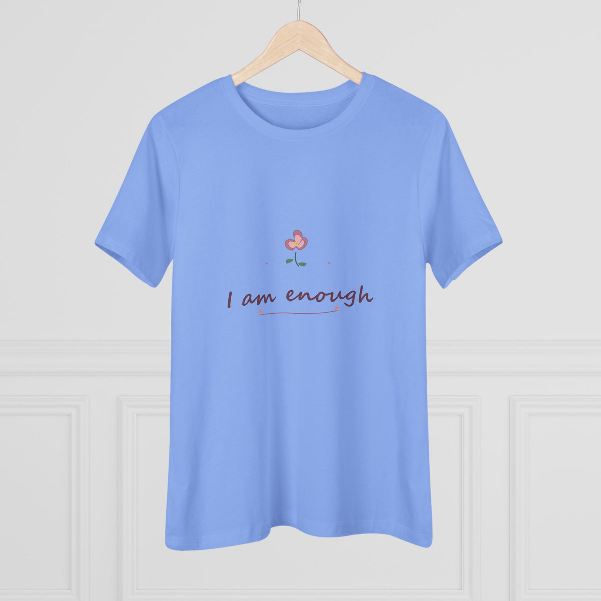 I am enough | Women’s floral tee
