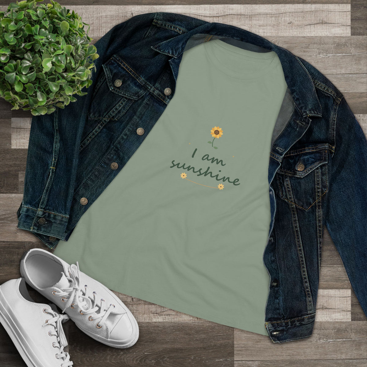 I am sunshine | Women’s floral tee