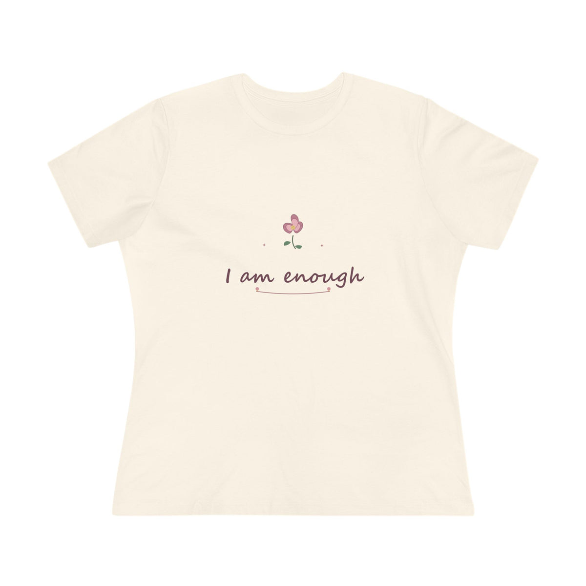 I am enough | Women’s floral tee