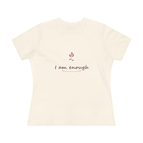 I am enough | Women’s floral tee