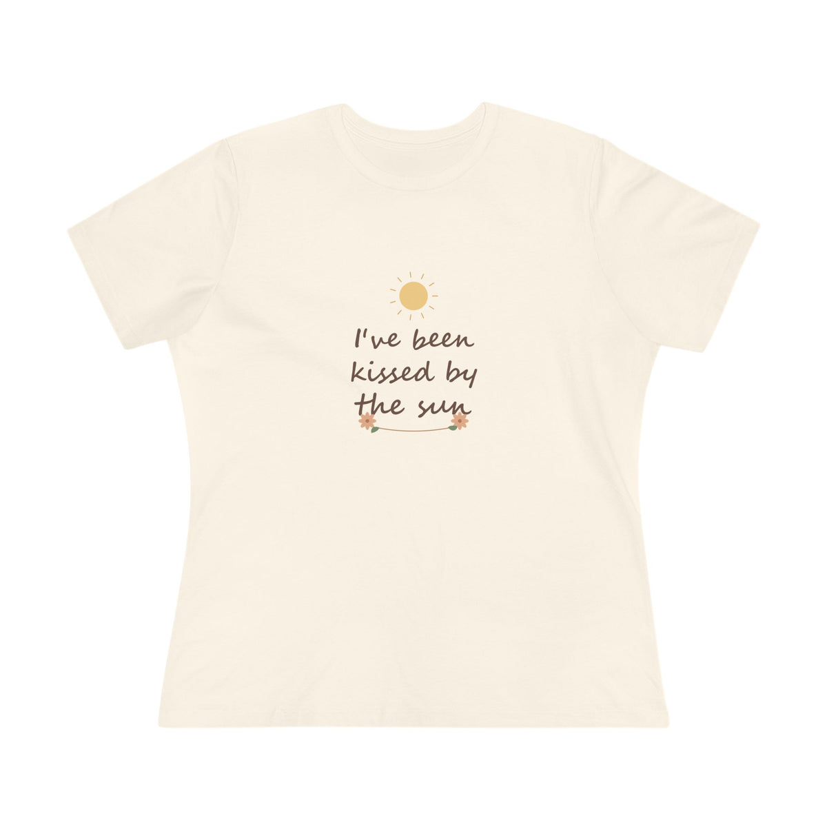 I’ve been kissed by the sun | Women’s floral tee