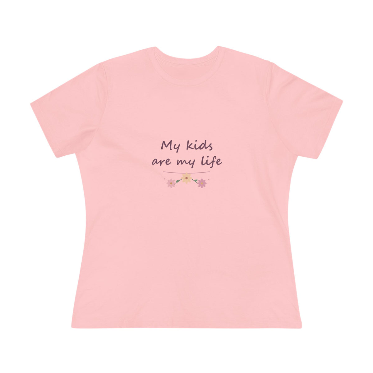 My kids are my life | Women’s floral tee