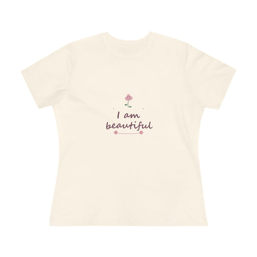 I am beautiful | Women’s floral tee