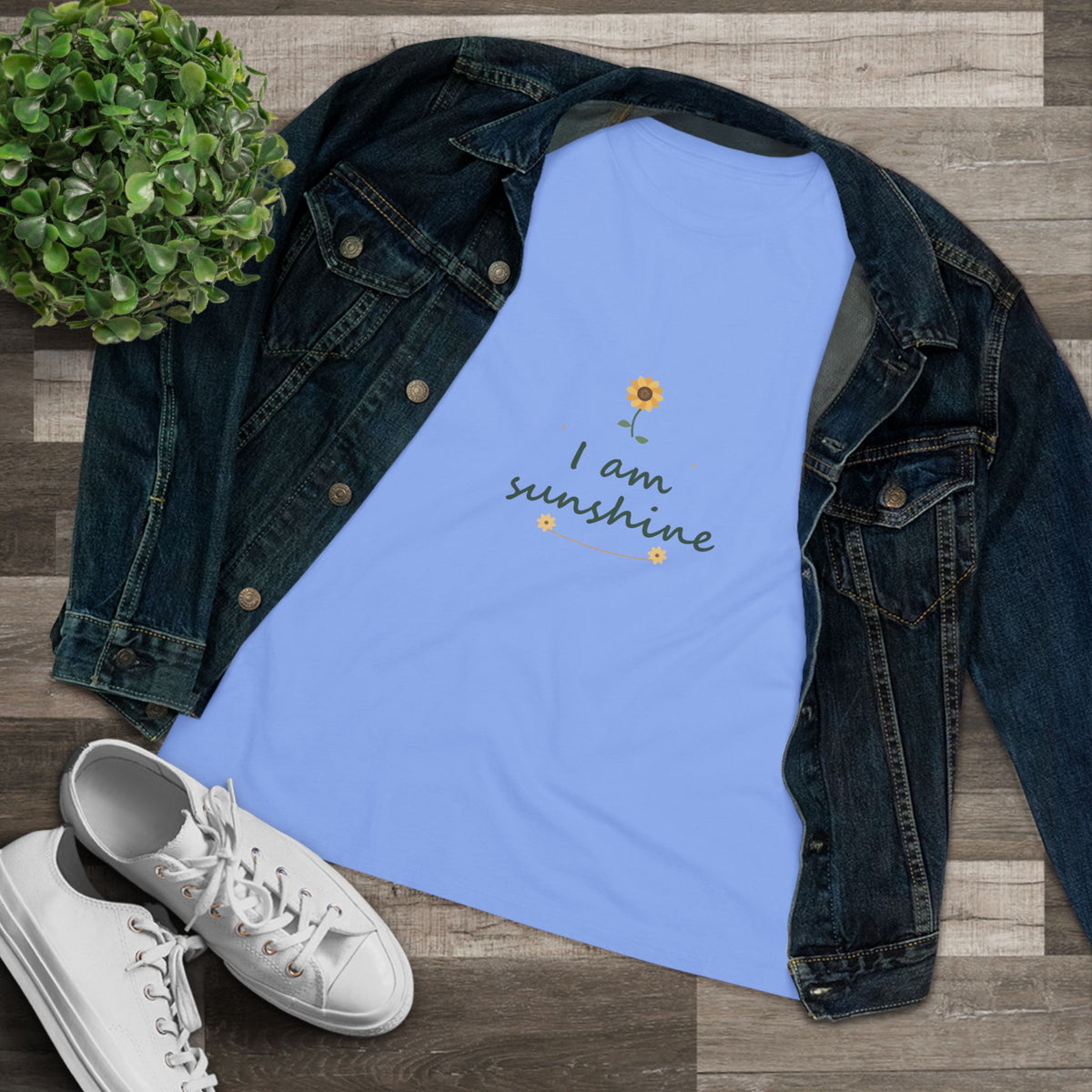 I am sunshine | Women’s floral tee