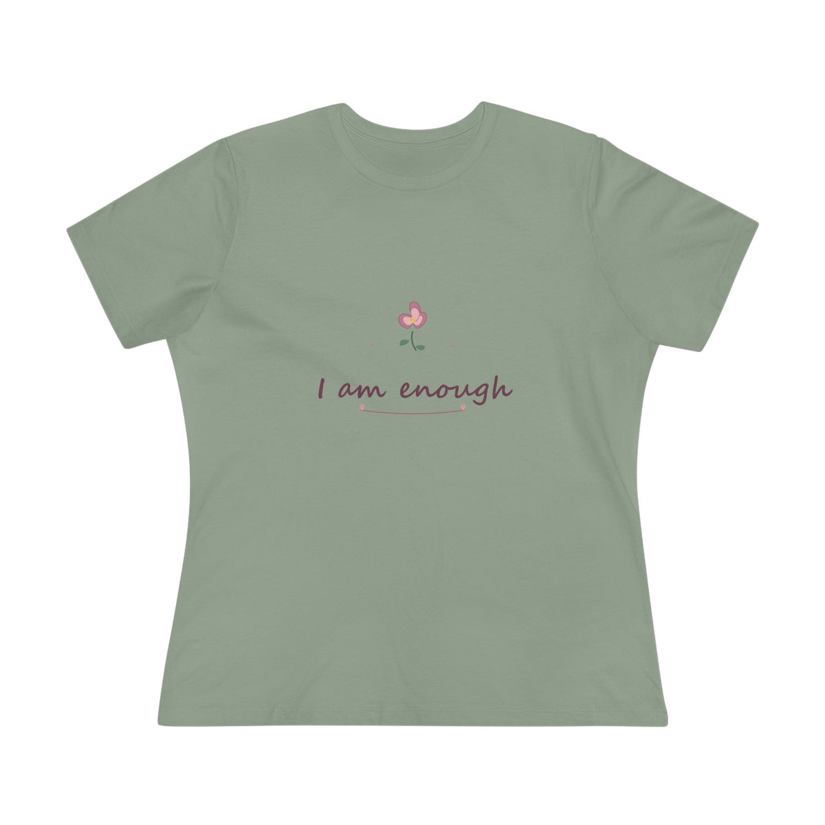 I am enough | Women’s floral tee