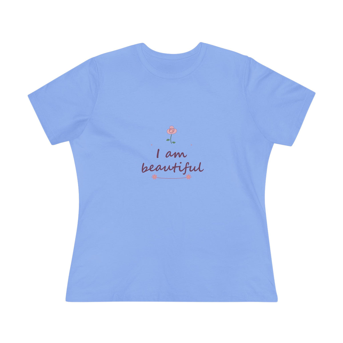 I am beautiful | Women’s floral tee