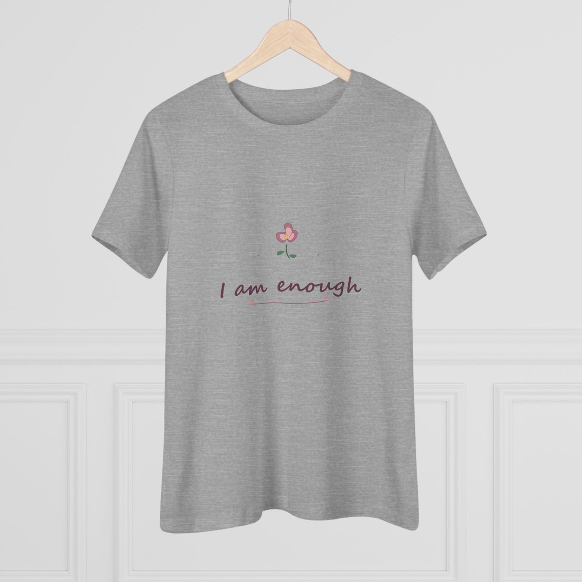 I am enough | Women’s floral tee