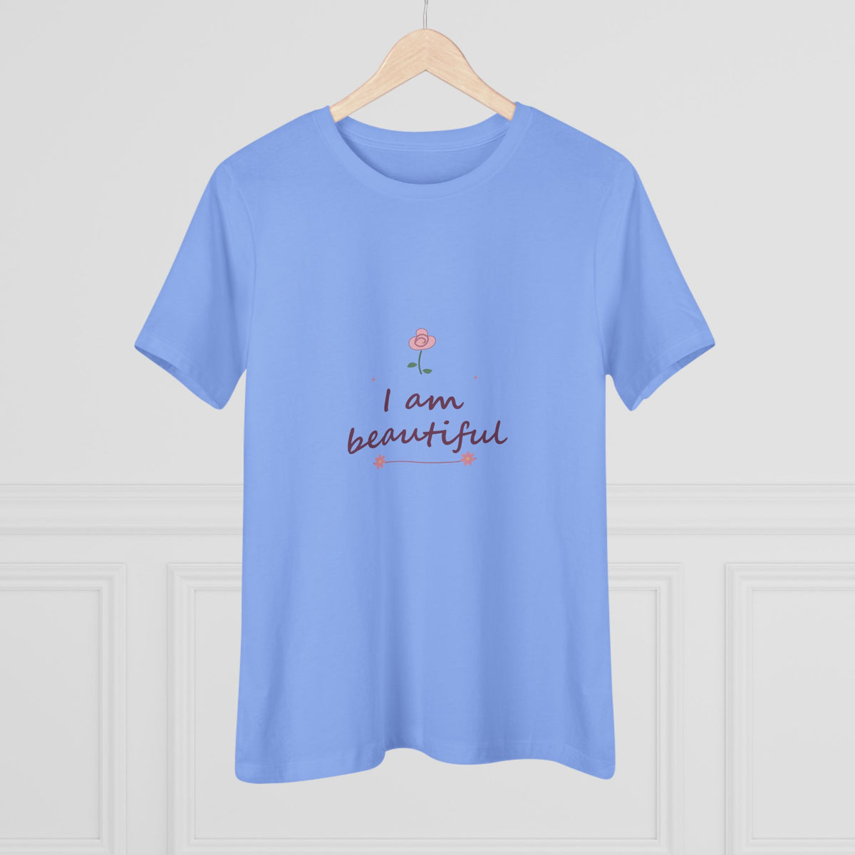 I am beautiful | Women’s floral tee