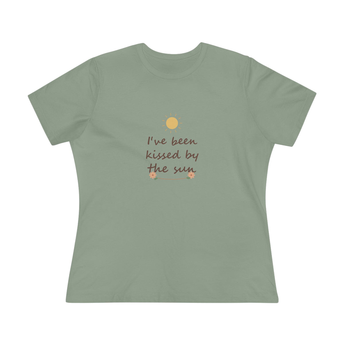 I’ve been kissed by the sun | Women’s floral tee